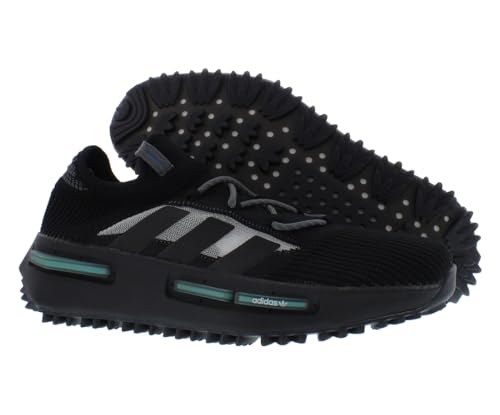 Image of adidas Originals Men's NMD S1 Shoes, Core Black /Core Black /Altered Blue, US 5