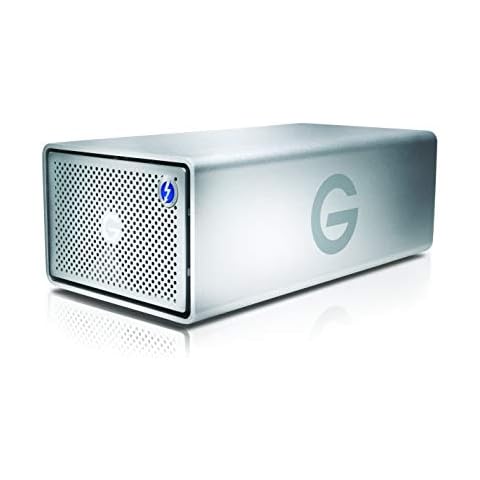 G-Technology 24TB G-Raid with Thunderbolt 3, USB-C (USB 3.1 Gen 2), and HDMI,-Removable Dual-Drive Storage System, Silver – 0G05768-1 Cover