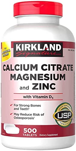 Adema Kirk-Land Signature Calcium Citrate Magnesium And Zinc, 500 Tablets #TOP1