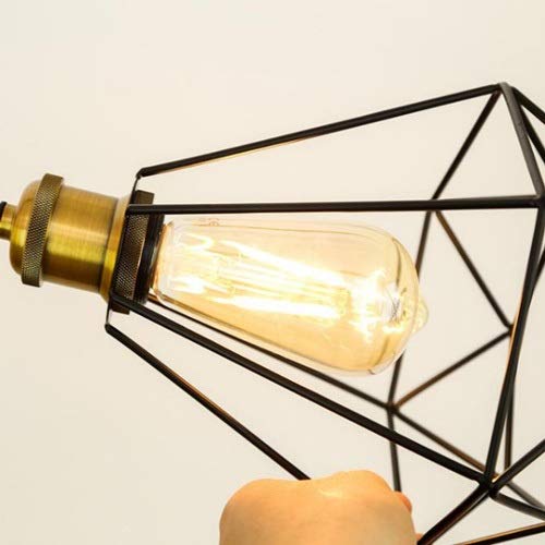 Lámpara de alambre para iluminar la isla de la cocina y el comedor 4