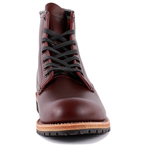 Red Wing Heritage Men's 6-Inch Beckman Round Toe Boot, Black Cherry Featherstone,10 D US