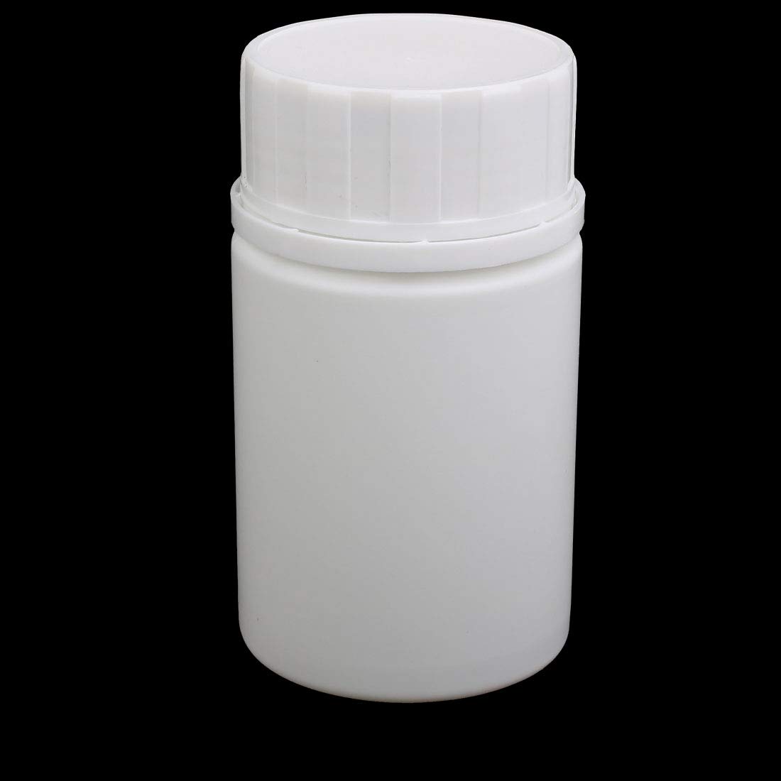 Aexit 250ml HDPE gauge Plastic Cylindrical Shaped Liquid Power Sample Storage Bottle White 10pcs