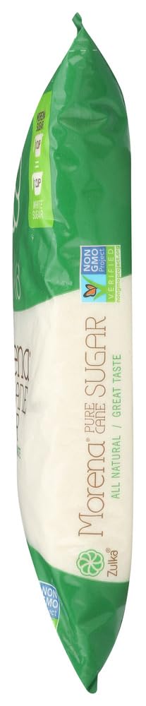 Zulka Morena Pure Cane Sugar, Unfined & Non-gmo All Natural Sugar (Bag size and quantity may vary for a total of 8lbs), Set of 2
