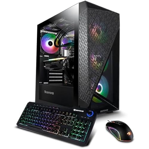 iBUYPOWER SlateMesh Gaming PC Computer Desktop,13th Gen Intel Core i7-13700F, NVIDIA GeForce RTX 4060 8GB, 32GB DDR4 RAM, 2TB SSD, WiFi Ready, Windows 11 Home