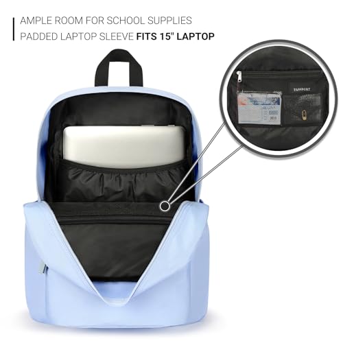 ZORFIN Mochila para viagens de trabalho escolar: mochilas resistentes à água para homens e mulheres