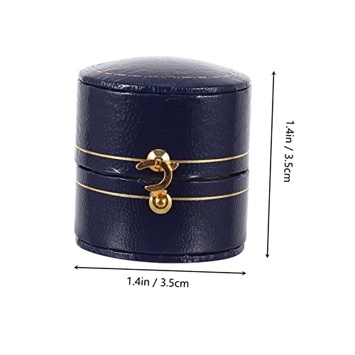 Boîte à anneaux rétro ovale lot de 3 mini coffrets de rangement - 3