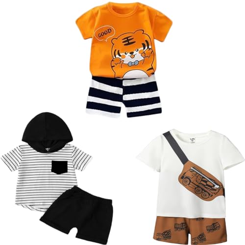 Lofn Cotton Clothing Sets for Baby Boys & Baby Girls Printed Kids Clothing Sets – Unisex Clothing sets Half sleeve T-Shirt & Shorts Pack Of 3 (T84OR-T70WH-T83CP) Lofn Cotton Clothing Sets for Baby Boys & Baby Girls Printed Kids Clothing Sets – Unisex Clothing sets Half sleeve T-Shirt & Shorts Pack Of 3 (T84OR-T70WH-T83CP)