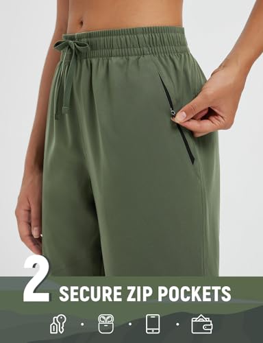 baleaf Women's Hiking Pants Ripstop Water Resistant Lightweight Quick Dry Zip Pockets UPF50+ Travel Clothes4