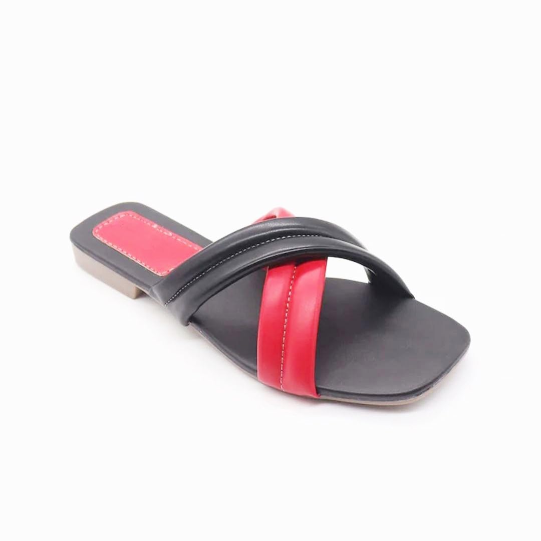 FASHFLOW Stylish Flats Sandal Slippers For Womens And Girls (Black, 5) (B0CJC9F9TV) Amazon Price History, Amazon Price Tracker