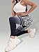 ZERAOKE Women Leopard Print Stretch Seamless Yoga Pants High-Waist Hip Lift Breathable Quick-Drying Fitness Running Leggings-Gray-L