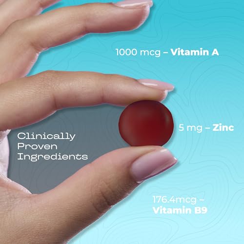 Image of Nutriburst Health & Vitality Gummies with Multi Vitamins A, B, C, D, E & Biotin | No-Added Sugar| Mixed Berry Flavor | 100% Vegetarian | 10 Gummies