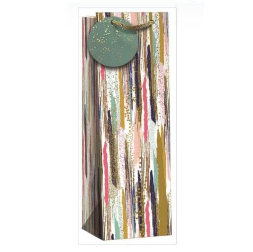 AbbeyShake bottle gift bags one size multicoloured - Pack of 6 (Golden blue glitter) — image 1