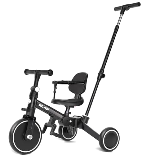 Glaf Toddler Bike, 6 in 1 Folding Toddler Tricycle for
