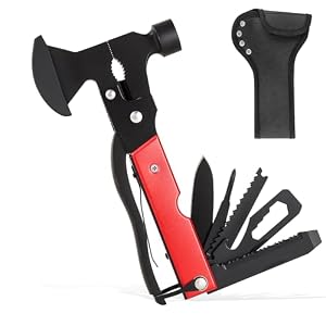 Leopcito 14-In-1 Multitool Camping Hammer for Men & Dad