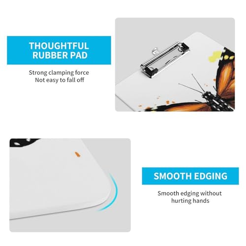 Clipboard pour papier documents marron A4 idéal pour le bureau