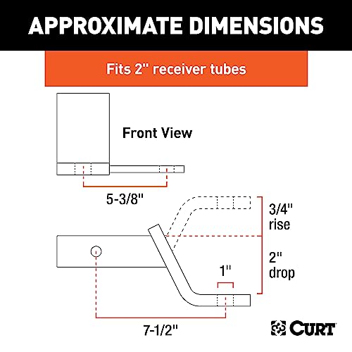 CURT 45820 Sway Tab Ball Mount