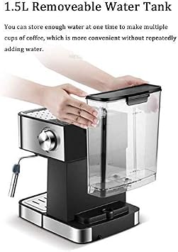 Coffee Machine Coffee Machine Bean to Cup Espresso Semi Automatic Electric Coffee Makers Freestanding Stainless Steel