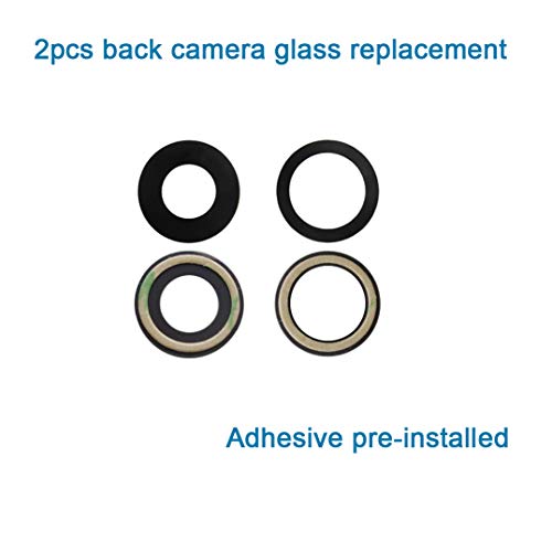 Xinidc 2Pcs Oem Original Back Rear Camera Glass Lens Replacement Compatible For Iphone 12 And For Iphone 12 Mini With Adhesive Preinstalled And Repair Tools Kit (Not For Iphone 12 Pro And 12 Pro Max) #TOP1