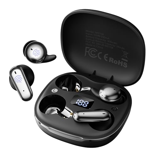 2 Pairs AI Translation Earbuds Real-Time Translator Headphones with 135 Languages, 0.5s Delay & 98% Accuracy, 2-in-1 Open/in-Ear Design, Bluetooth Mini Earbuds for Travel Business Sports Sleep
