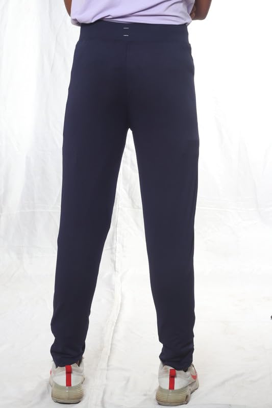 Image of Men's Regular Fit Trackpants 4 Way Lycra Cross Pocket