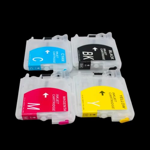 CFMIAWIC LC38 LC39 LC980 LC60 LC985 LC1100 Empty Refillable Ink Cartridge Compatible With DCP 145C J125 J315W J515W MFC J415W J615 J615W
