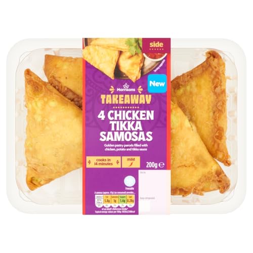 Morrisons 4 Chicken Tikka Samosas 200g