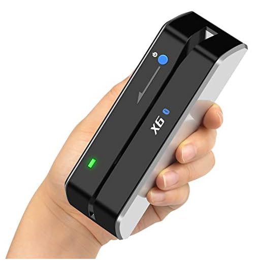 3 Track Bluetooth X6BT VIP Card Reader Writer Encoder POS Strip Card Swipe Reader