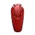 Teamson Home 32" Glazed Red Outdoor Water Fountain - Outdoor Décor Freestanding Floor Feature with Built-in LED Light, Glossy Red