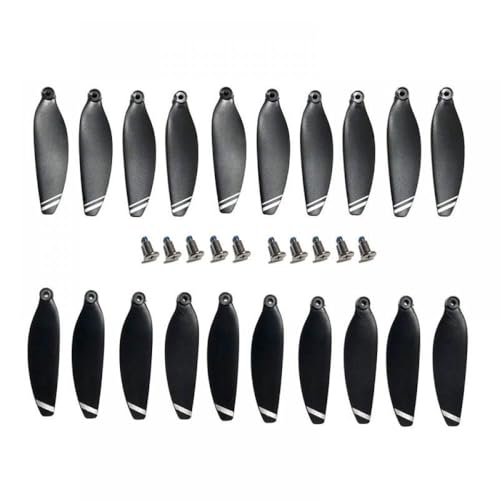 MFHgLKT 20 Piezas hélices de Motor sin escobillas compatibles con S3 Pro SG108 SG107 Pro SG109 MAX2 RC GPS Piezas de Repuesto de Drones(20pcs)