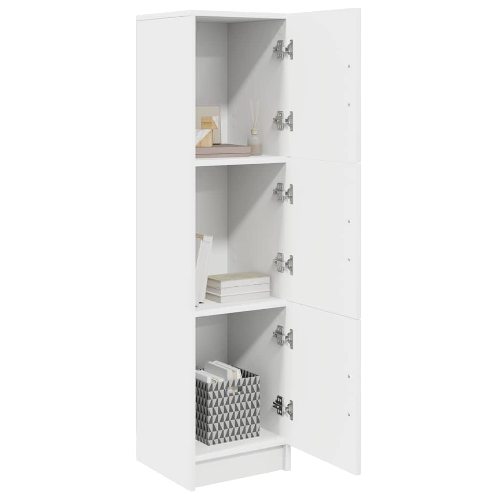 vidaXL Sideboard Weißes Sideboard Weiß MDF Holz Mittel