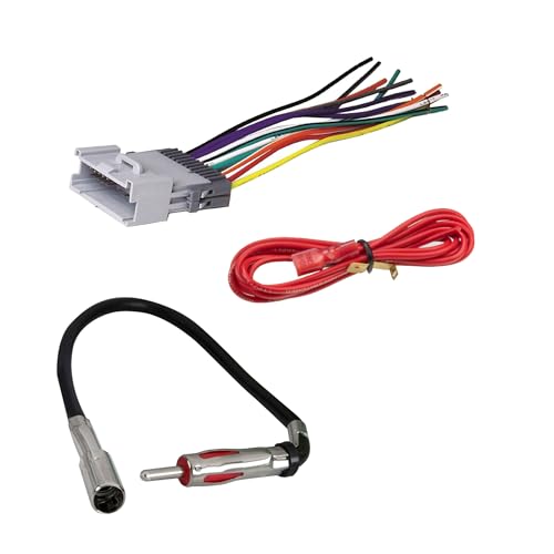 Scosche ICGM8BN Double DIN Radio Installation Dash Kit Compatible with Select 2000-2012 General Motors Vehicles - Complete Basic Aftermarket Car Stereo Install Kit- See Fit Guide Image for Vehicles