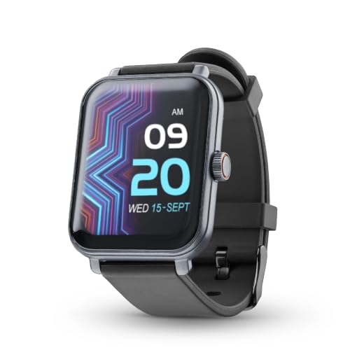 cellularline   Ion Pro   Reloj Inteligente Bluetooth® con App Ion   1.83”   Respuesta a Llamadas   Certificación a Prueba de Agua y Polvo   Monitoreo de Actividad física   Negro