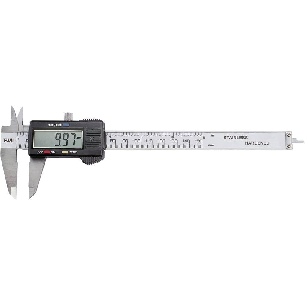 BMI 770150 Suwmiarka cyfrowa 150 mm, srebrny/czarny