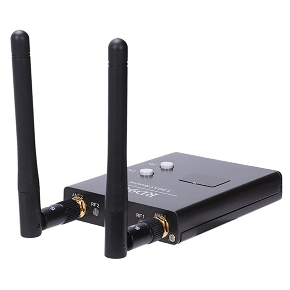 Osmond Diversity FPV 5,8 GHz 48CH RD945 Receiver mit langlebigen A/V-Kabeln und Netzteil, 500403408