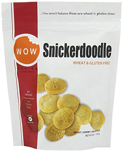 WOW Baking Company Snickerdoodle Cookies Gluten Free -- 8 oz Each / Pack of 2