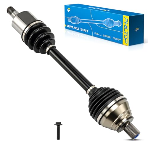 PHILTOP Front Left CV Axle Shaft Assembly Fit for 2009-2017 Tiguan, 2015-2018 Q3 Quattro/Q3, 2017-2018 Tiguan Limited, 2006-2008 Passat, 2009-2013 CC 3.6L AWD, 1 PCS CV Axles by PHILTOP - Used condition - CA$74.99