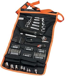 Black+Decker 77-częściowy zestaw narzędzi w torbie do zwijania (akcesoria do narzędzi samochodowych) A7063