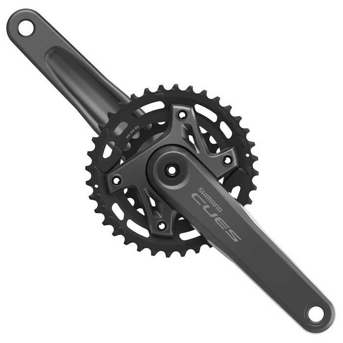 Crankset SHIMANO double plateau 9-11V avec manivelle haute rigidité 175mm
