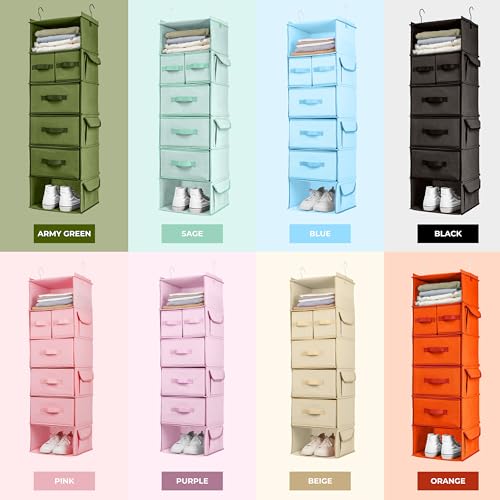 Smirly JZ-GY4V-QOYB 6 Shelf Hanging Closet Organizer And Storage Shelves thumb #5