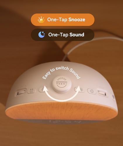 Image of Dreamegg Sunrise 1 Pro, Sunrise Alarm Clock, Sound Machine for Sleep | 29 Sounds, White Noise Machine, Gentle Sunrise Wake-Up, Dimmable Night Light, No App, Adults and Kids, Heavy Sleepers