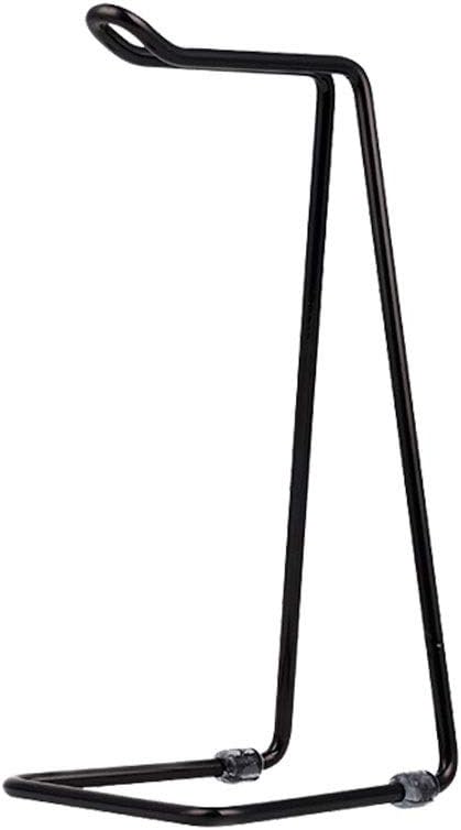 Headphone Stand Headphone Rack Bracket Creative Head-Mounted Metal Computer Headset Bracket Headset Storage Shelf Placement Display Rack Headset Stand (Color : Red) (Black)