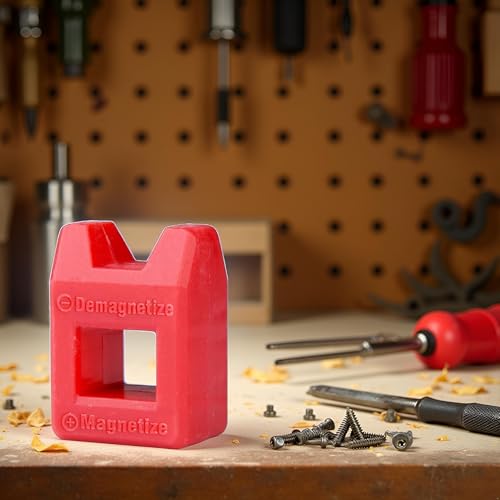 Red Lightweight Magnetizer Demagnetizer For Screwdriver Bits Tips Screw Driver Magnetic Practical Pick Up Tool Screwdriver Magnetizers,Screwdrivers and Nut Drivers