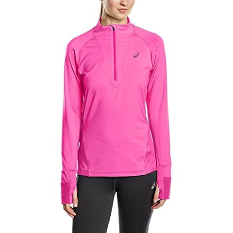 ASICS Invierno 1 Mujeres/2 Camiseta de Manga Larga con Cremallera Cover