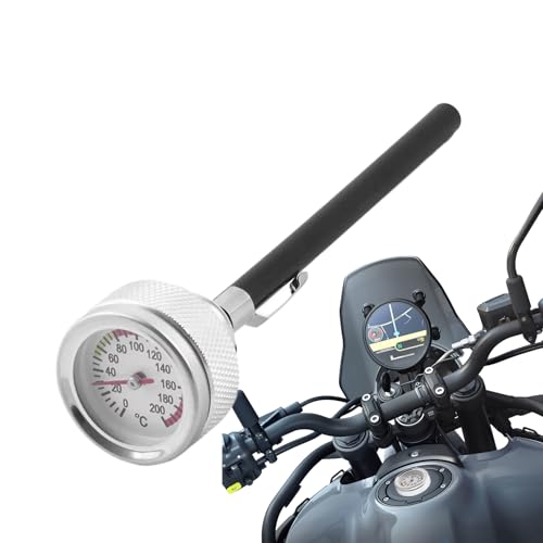 Tapón de tanque de motocicleta con indicador digital 0-200°C de metal