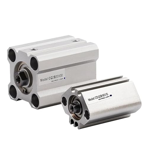 Cylindre compact CQ2B-25 standard double effet en aluminium usiné - 5