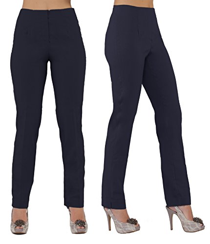 LIOR PARIS Women’s Diana Straight Fit Pull-on Trouser Pant for Work in The Famous LIZE Fit