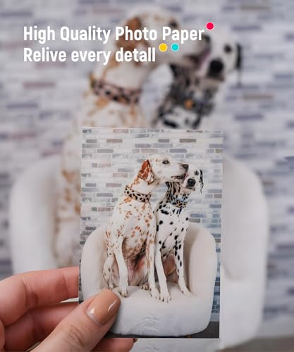 image for Liene Zink Photo Paper 2x3″, Liene Premium Photo Printer Paper (50 S