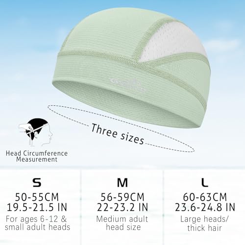 Image of GXCROR Cooling Skull Cap for Men Women Sweat-Wicking Breathable Mesh Liner for Helmets, Summer Cycling Motorcycle