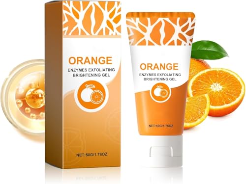 Gel Exfoliante Enzimático de Naranja: Exfoliación Profunda para Rostro y Cuerpo — Deja la Piel Suave y Radiante; Nutre y Repara la Piel Seca.