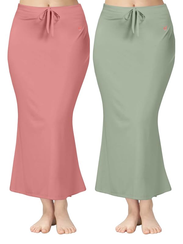 Image of TRENDMALLS Women Saree Shapewear Petticoat for Women, Cotton Blended,Petticoat,Skirts for Women,Shape Wear Dress for Saree Shaper(Combo-Pack)